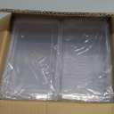 4 Pack Rectangular Clear Plastic Storage Containers Box with Hinged Lid for Beads and Other Small Craft Items (8 x 4.7 x 2.3 inch)