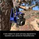 Dango Design Gripper Mount for GoPro/Osmo/Insta360 | Universal Helmet Clamp Mount for Action Cameras | Dirtbike, Motocross, Enduro, Motorcycle, and ATV Helmets | Stealth Black