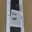 TCL 52" Ceiling Fan with Lights, Black Flush Mount Ceiling Fans with Remote Control, 6 Speeds DC Reversible, Dimmable, Noiseless, Low Profile Ceiling Fans for Bedroom