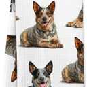 Australian Cattle Gifts Kitchen Towels, IAustralian Cattle Dog Gifts for Women Men Dish Tea Towels for Kitchen Bathroom Decor, Dog Lover Gifts Hand Towel for Bathroom Decor, 16x24 Inches