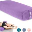 Yes4All Triple-Layer Sponge Yoga Bolster Pillow for Restorative Yoga & Meditation - Versatile Yoga Support Pillow, Balance & Poses Modification