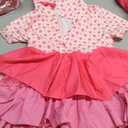 Wicked Wonderland Bridget Pink Costume Queen of Hearts Halloween Outfit with Jacket Dress & Accessories (Pink, S)