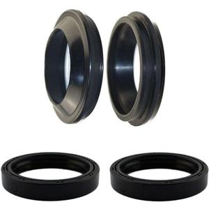 AHL Front Fork Shock Oil Seal and Dust Seal Set 35mm x 48mm x 11mm for Honda CX500C Custom 1981-1982 CB550K CB550 K 1974-1978 ATC250R ATC250 R 1983-1984