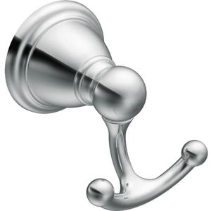 Moen YB2203CH Brantford Double Robe Hook, Chrome Moen YB2203CH Brantford Double Robe Hook, Chrome