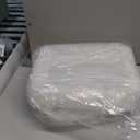 QTLCOHD 20 Pcs Clear Plastic Art Trays, 8.27 x 11 x 1.2 Inch Activity Crafts Organizer Tray, Serving Tray for Home, School, Kids, DIY Projects, Painting and Beads