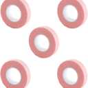 False Eyelash Extension Tape, Non-Woven Adhesive Tape Breathable Adhesive Lash Tape Cosmetic Tools for Grafting Fake Lash (5pcs, Pink)