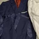 Cooper & Nelson Men's Suit Slim Fit, 3 Piece Suits for Men, One Button Solid Jacket Vest Pants with Tie, Tuxedo Set, size 14