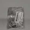 100 Pack Round Stainless Steel Blank Tags with Hole, Metal Stamping Blanks for Engraving, DIY Keychains, Pet ID Tags, Jewelry Making, and Craft Projects (Silver, 1.2 Inch)