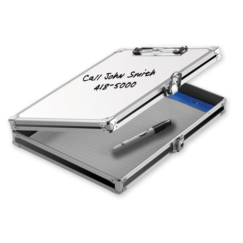 Vaultz Locking 8.5x11 Coaches Storage Clipboard, Whiteboard - VZ00717-PDQ