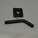 6 Inch Metal Shower Arm with Flange, Wall-Mounted for Fixed Showerhead and Handheld, Easy DIY Install