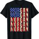 Morgan First Name Boy Men American Flag Vintage Style USA T-Shirt (Black, S)