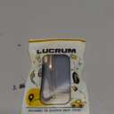 Lucrum Compatible with Ford Key Fob Cover & Leather Keychain, Keyfob Case for Bronco Explorer Edge Escape Expedition Fusion (Blue)