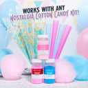 Nostalgia Vintage Hard and Sugar Free Candy Countertop Cotton Candy Maker, Includes 2 Reusable Cones And Sugar Scoop Lavander