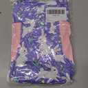 4t 3t Girls Easter Dresses Summer Sleeveless Purple Bunny Cute Dress Little Girls Pocket Dress 3-4 Years