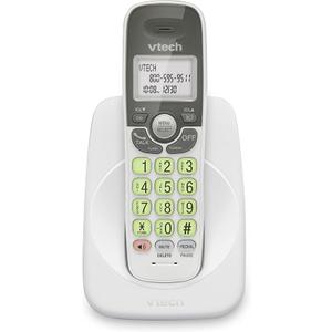 VTech Cordless Phone with DECT 6.0, FullDuplex Speakerphone, Lighted Display, Backlit Keypad, Caller ID/Call Waiting, Volume Control, Hearing Aid Compatible, Wall Mount | VG131 (White)