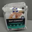Sealy® Soft Comfort Waterproof Fitted Mattress Protector Queen - White