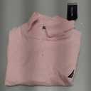 Nautica Boys' Short Sleeve Anchor Polo, Button Closure, Soft & Comfortable, Pique Fabric (10-12, Pale Pink)