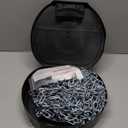 Automotive Tightening Snow Chains Tire Chains for Tire Set of 2 With Gloves Winter Accessories SUV Trucks Pickup Winter Emergency Traction 1146 Medium