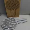 Electric Fly Swatter, 3800V Handheld Bug Zapper Racket, Type-C Rechargeable, Mosquito Zapper for Indoor Outdoor, 3-Layer Safety Mesh, Easy to Use, Lightweight (Basic 2 Pack)