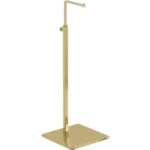 B&NN Adjustable Metal Handbag Rack Tabletop Handbag Purse Display Stand Single Hook Bag Stand Holder (Gold)