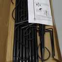 Double Shepherds Hooks for Outdoor,2 Pack 90 Inch Bird Feeder Pole with 5 Prongs Base,Heavy Duty Shepherds Hook,Suitable for Garden in Hanging Flower Basket,Lantern,Bird Nests (90 Inch)