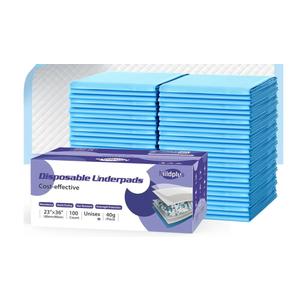 Mildplus Bed Pads 40x40", Maximum Absorbent Underpads Incontinence Bed Pads Disposable Chucks, Pee Pads for Kids, Adults and Pet, 10 Count (3XL) (2Pack)