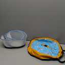 Elevated Inflatable Dog Cone Collar Alternative After Surgery, Dog Donut Collar, Soft Pet Cone to Stop Licking for Small Medium Large Dogs (L(Neck 12"-16"))