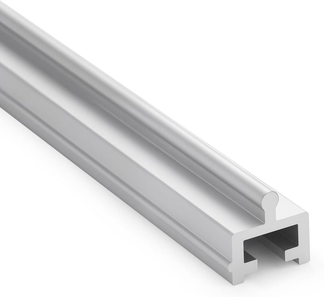 OTIIALTO Anodized Aluminium Sliding Screen Door Track,Sliding Door Bottom Track Replacement,Patio Screen Door Repair Guide (75 Inch)