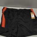 Umbro Men's Mesh Short, Black/Red, X-Large