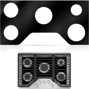 Gas Range Stove Top Protector compatible with GE 36 inch Gas Range Model JGP5036 CGP5036 CGP7036 PGP7036 PGP9036, Washable and reusable gas cooktop cover, gas cooktop non-stick pan protector