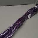 Purple Braiding Hair Long Pre Stretched Synthetic Braiding Hair 27in Dark Purple Synthetic Fiber Total 55 Inch Christmas Sparkly Braids for Holiday Stage Party CosplayXmas Festive Outfit Decoration