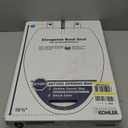 KOHLER 4636-RL-0 Cachet ReadyLatch Elongated Toilet Seat Slow Close, Soft Close Toilet Seat Quiet Lid, Contoured Grip-Tight Bumpers Installation Hardware, Apartment Essentials, White