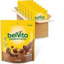 belVita Bite Size Snacks, Chocolate Crunchy Bites, 6-5 oz Bags, Best Before Date 07/03/2026