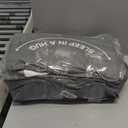 Wemore Sherpa Fleece Weighted Blanket for Adult, 15 lbs Dual Sided Cozy Fluffy Heavy Blanket, Ultra Fuzzy Throw Blanket with Soft Plush Flannel Top, 48 x 72 inches, Grey on Both Sides