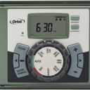 Orbit 4-Station Outdoor Swing Panel Sprinkler System Timer - for Residential Lawn Watering - Multi-Station Irrigation Controller - Custom Watering Intervals - Indoor/Outdoor Installation - 57894