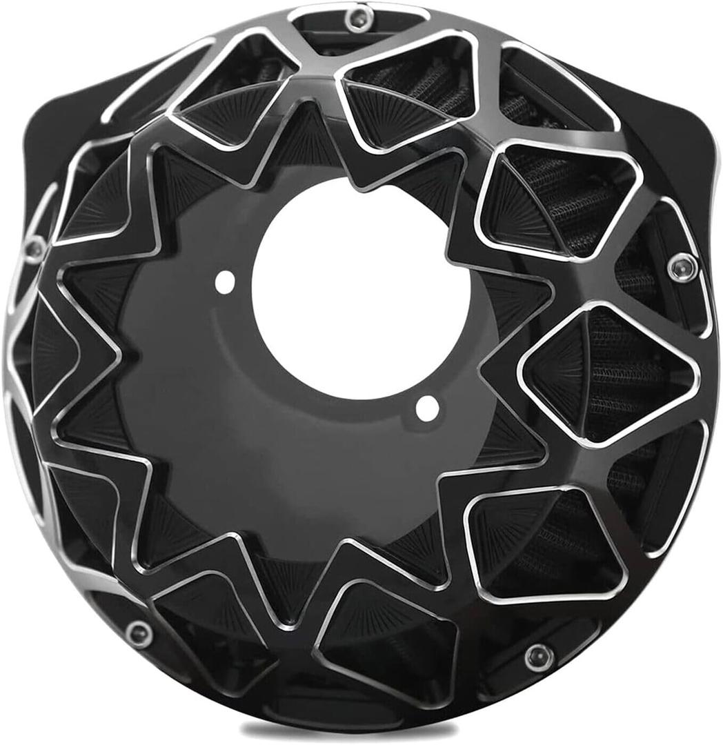 For harley davidson air cleaner filter intake Sportster 883 1200 Softail Touring street road king electra tri glide Dyna (Cross Style - Contrast Cut, B-For Softail/Dyna 93-15 Touring 01-07)