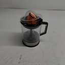 Elite Gourmet ETS740 BPA-Free Electric Citrus Juicer with 2 Cones, Compact, Large Volume, Pulp Control, Oranges, Lemons, Limes, Grapefruits with Easy Pour Spout, 1.2L, Black/Stainless Steel