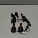 XG Glitter Lights Fit For Toyota Sienna 2011-2020, 9005 High Beam H11 Low Beam H11 Fog Light Bulbs, High Power 6500K White Light, Pack of 6