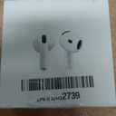 Apple AirPods 4 Wireless Earbuds, Bluetooth Headphones, Personalized Spatial Audio, Sweat and Water Resistant, USB-C Charging Case, H2 Chip, Up to 30 Hours of Battery Life, Effortless Setup for iPhone