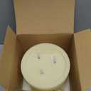 Amagic 3 Wicks Extra Large Flameless Candles, Battery Operated Candles with Remote Control and Timers, 6-inch Diameter LED Pillar Candles, Real Wax, Liquid Effect, Ivory, 6"x6"