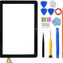 for Amazon Kindle Fire HD 8 /HD 8 Plus Tablet (10th Generation Released in 2020) K72LL3 K72LL4 Screen Replacement Digitizer Touch Glass Front Panel, Only for Fire HD8 /HD8 Plus 10th gen Repair Kit