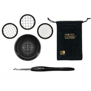 Twist It Up V5 Modular Dome Comb - 3-in-1 Hair Twisting Tool for Black Men's Curls and Hair Sponging - Alternative to Tennis Racket Combs