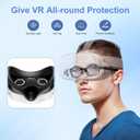 STARTRC GAMES Lens Protector Set Compatible with Meta Quest 3S Accessories, Soft Lens Protector Cover, Glasses Spacer with Blue Light Blocking Glasses for Oculus Quest 3S/Quest 2 (Not Fit for Quest 3)