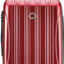DELSEY PARIS Helium Aero Hardside Expandable Luggage with Spinner Wheels, Brick Red, Carry-On Plus 21 Inch