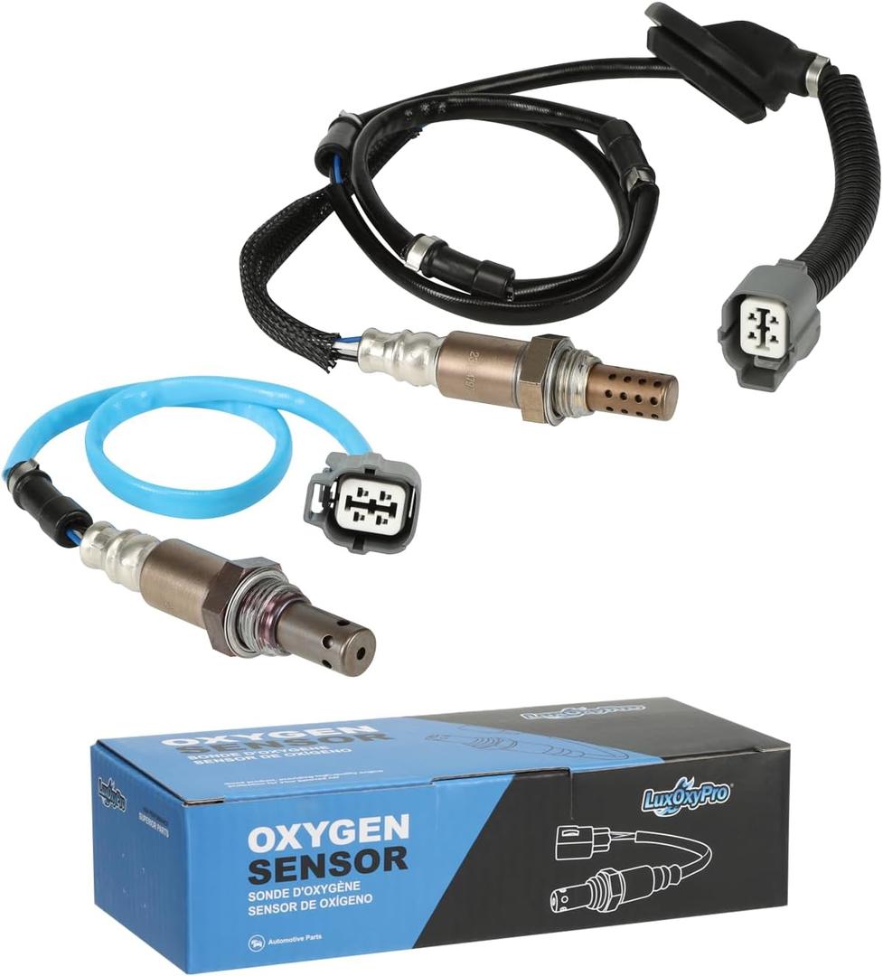 Oxygen O2 Sensor Upstream and Downstream for Honda Accord DX EX LX SE Special Edition Value 2.4L 2003 2004 2005 2006 2007, Replace 234-9040 234-4797 2Pcs