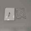 20pcs Valentine's Day Garland Ties Clear Plastic Banister Garland Ties Decorative Reusable Soft Anti Scratch Garlands Hanger for Mantel Fences Home Xmas Holiday Craft Wrapping (8inch)