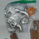 2PCS Large Drink Dispensers for Parties,Glass Beverage Dispenser with Wood Stand,Lemonade Drink Dispenser with Stainless Steel Spigot for Fridge,Water, Juice,Punch,Cocktails,Ice Tea & Sun Tea