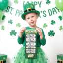 2 x St. Patricks Day Money Envelopes For Cash - 10 Slots Cash Gift Card Holders Surprise Envelope, Fun Creative Money Gift Idea for Women, Men, Kids, Teens, Parents, Friends (Green, 1Pcs)