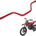 Electric Dirt Bike Handlebar 7/8" 22mm Handlebars for Eskute Nova X Mini Windone RM7 Ebike Electric Dirt Bike Red