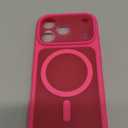 TOCOL for Phone 17 Pro Case, Full Camera Protection, Builtin Magnetic Ring, Compatible with Magsafe Charger, Drop Protection, Translucent Matte Phone Case for Phone 17 Pro 6.3 inch (Hot Pink)